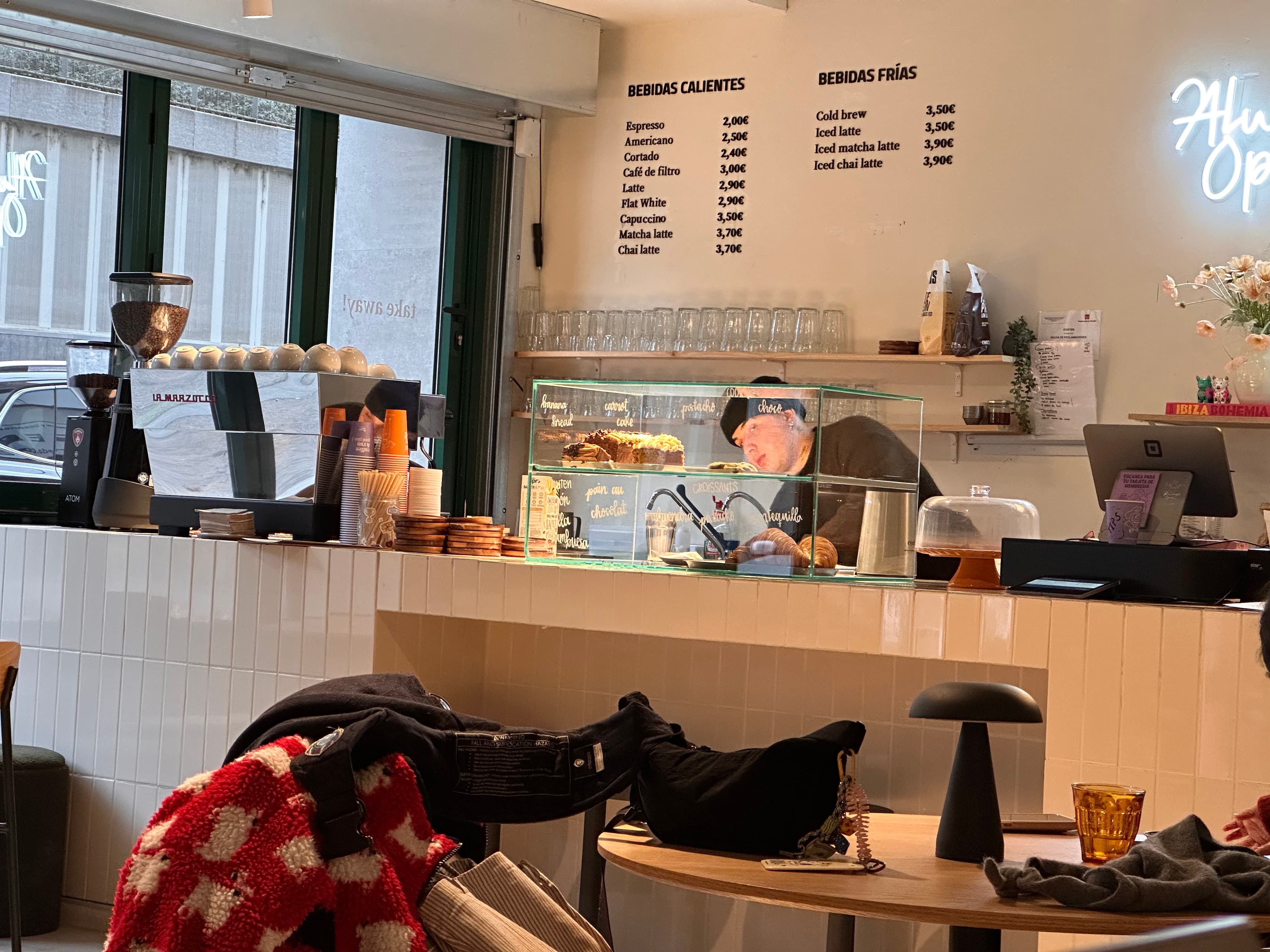 Modern business owner accepting crypto payments with a QR code